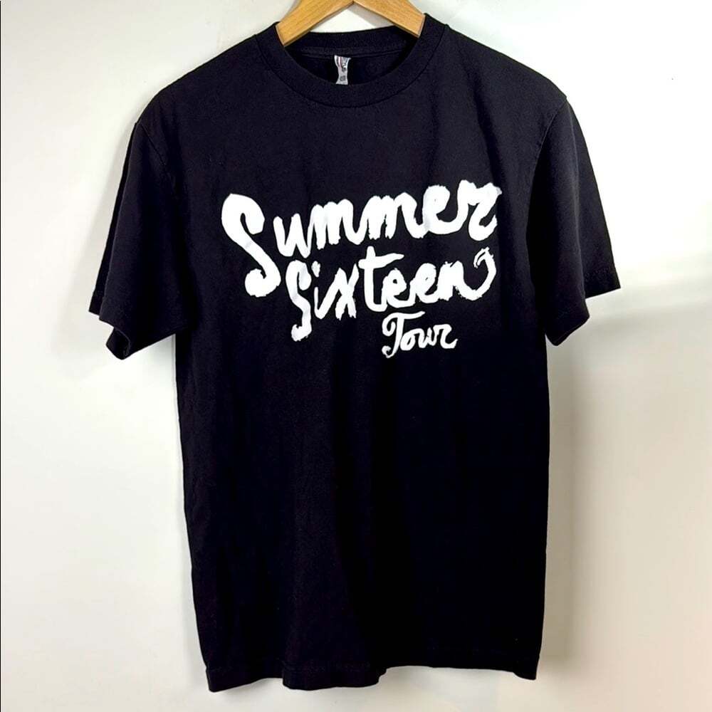 Drake T-Shirt Medium Black Summer Sixteen Tour Hip Hop Rap Concert
